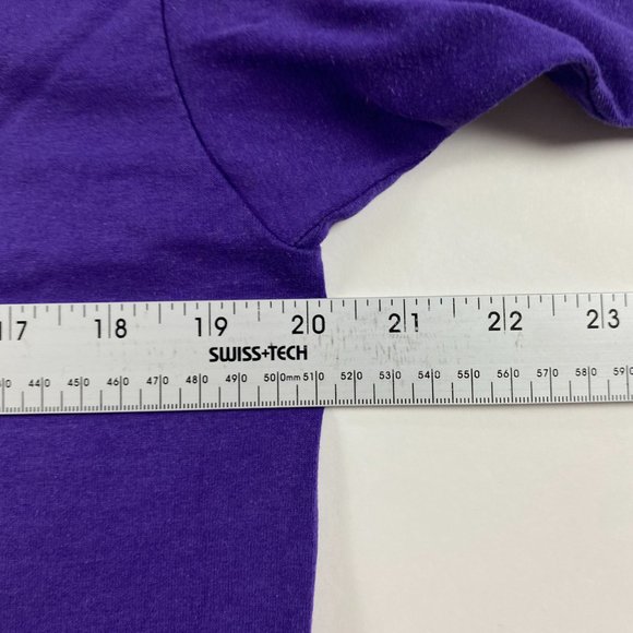 Vintage 1990 Newport Jazz Festival T Shirt Mens Medium Purple 90s Single Stitch - Picture 6 of 7
